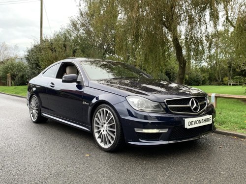 2012 Mercedes Benz C63 AMG V8 Coupe Very Rare ONLY 22000 MILES For Sale