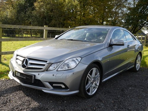 2011 MERCEDES E350 CDI 265 AMG SPORT COUPE 1 OWNER FSH SOLD