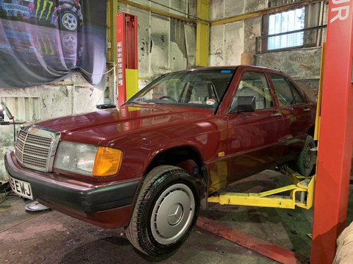 1989 Mercedes 190d 2.5td,gen 50k miles,unpainted, In vendita