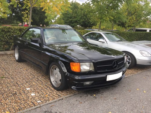 1985 Mercedes 500SEC AMG Widebody - W126 RHD En Venta