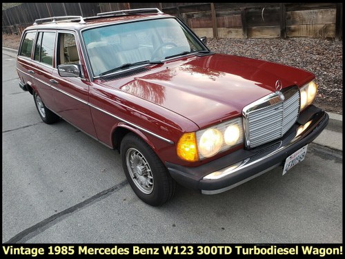1985 Mercedes 300-Series 300 TD Wagon Sunroof Clean $9.9k In vendita