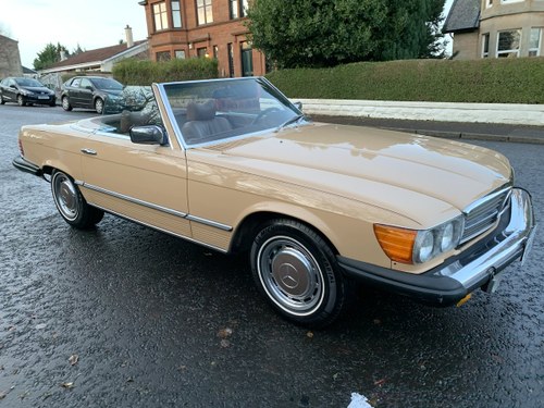 1976 Mercedes sl450 us import ,low miles,histor In vendita