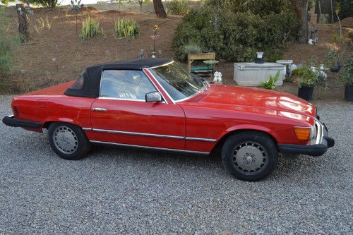 1981 mercedes sl380   lhd  rust free shell  usa import  For Sale