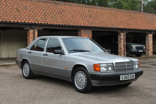 1990 Mercedes 190E with 81000 miles and superb history VENDUTO