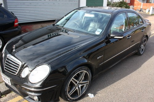 2008 MERCEDES  AMG E63 W211 RARE BLACK LOW MILEAGE FMBSH SOLD
