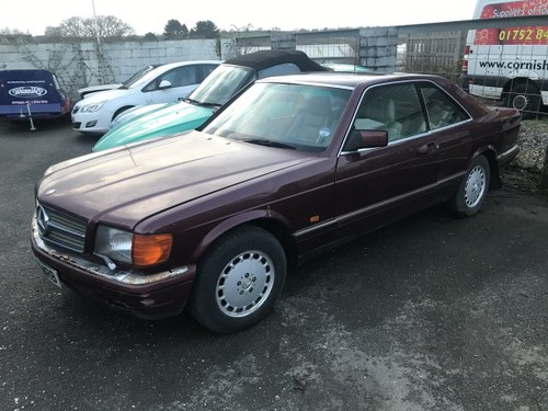 1990 Mercedes 560 SEC VERKAUFT