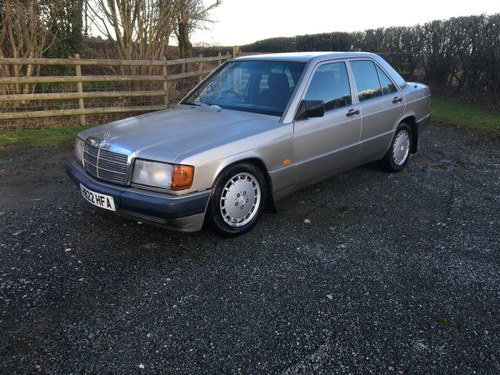1990 Mercedes 190 2.6 Manual Project For Sale