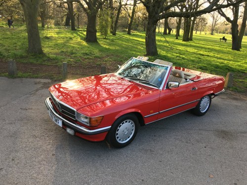 1989 Mercedes 300 SL Classic W107 Sports Convertible  For Sale