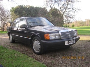 1991 Mercedes 190E Lovely 1.8  manual gearbox Low miles For Sale
