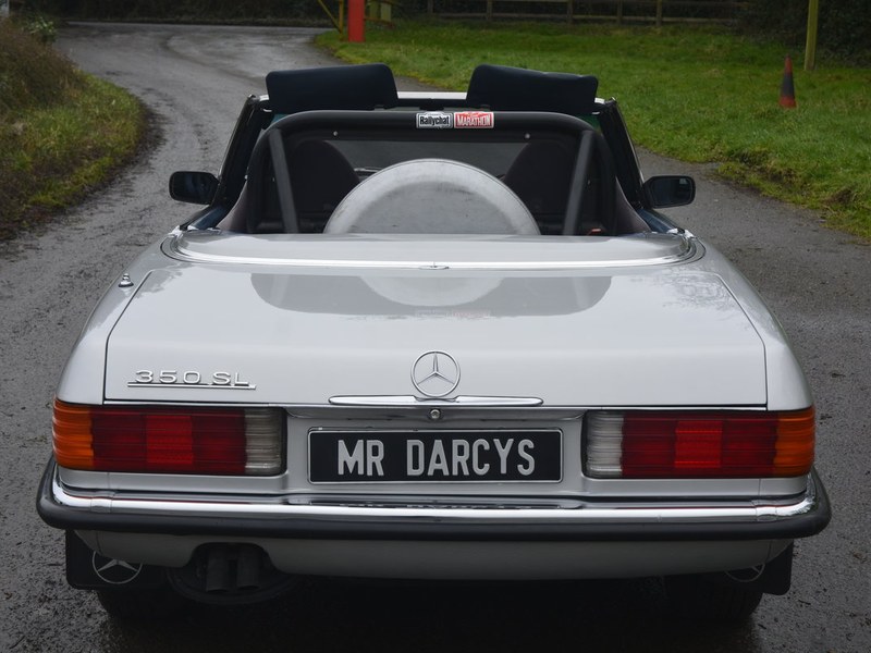 Mercedes 350SL Rally prepared