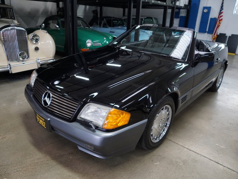 1991 Mercedes 500SL V8 Convertible with 9K orig miles
