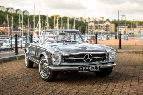 1966 Mercedes-Benz 280 SL Roadster in Anthracite Grey by Hemmels For Sale