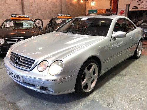 2001 Mercedes-benz cl-class cl500 auto 5.0 v8 silver In vendita