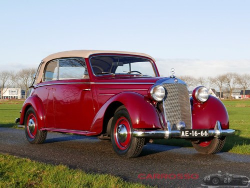 1950 Mercedes Benz 170 S Convertible B in a nice used condition In vendita