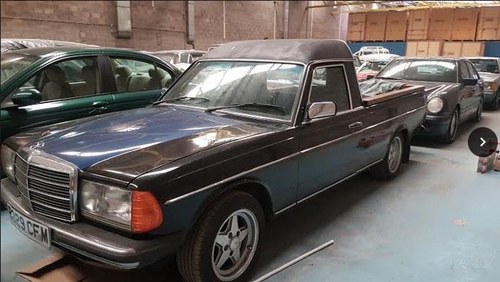 1985 Mercedes W123 pickup project In vendita