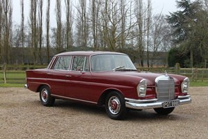 1965 Mercedes 220b W111 Fintail Saloon in superb condition SOLD