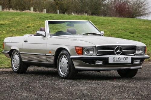 1988 Mercedes-Benz 500SL V8 (R107) Beautiful Red Leather #2194 For Sale