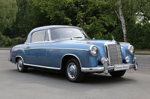 1958  Mercedes 220 SE Coupe W128 “Ponton” with rare sunroof SOLD