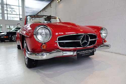1960 AUS del., immcaulate 190 SL in Fire Red, very good history For Sale