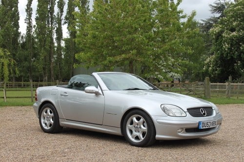 2003 Mercedes SLK 230 Manual 73000 miles and Full Service History SOLD