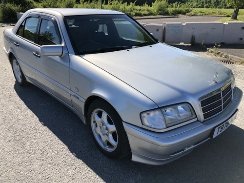 1999 MERCEDES C200 SPORT MANUAL SILVER 67000 MILES For Sale
