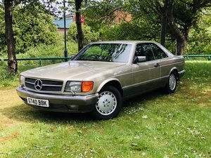 1989 1990 MERCEDES-BENZ C126 560 SEC COUPE - VERY LOW MILEAGE SOLD