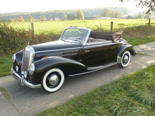 1952 Mercedes-Benz 220 Convertible A - luxury from the 50s For Sale