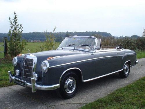 1960 Mercedes-Benz 220 SE Convertible -only 2 owners In vendita