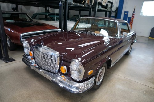 1971 Mercedes-Benz 280SE 3.5 V8 Coupe with factory AC SOLD