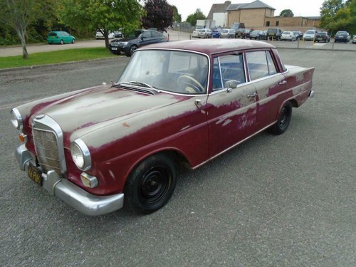 MERCEDES-BENZ W110 190 LHD FINTAIL 4DR (1964) SOLID CAR!  SOLD