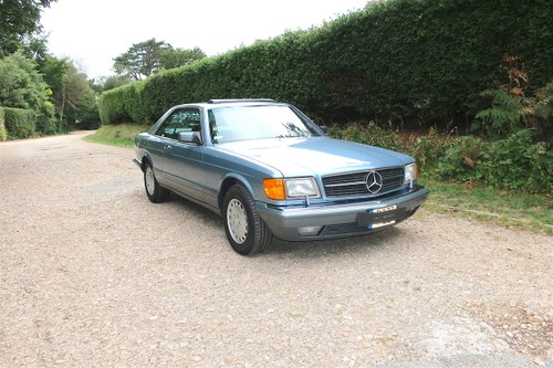 1987 Mercedes-Benz 560 SEC LHD In vendita