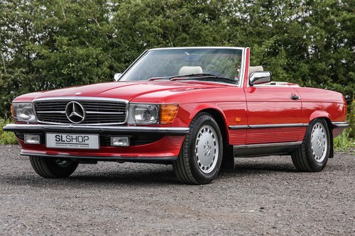1989 Mercedes-Benz 300SL (R107) Heated Seats, A/C, 5 spd Manual For Sale