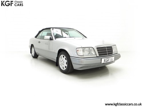 1997 A Splendid Mercedes-Benz W124 E220 Cabriolet 48,443 Miles SOLD