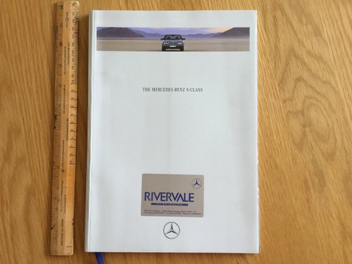 1993 Mercedes S Class brochure SOLD