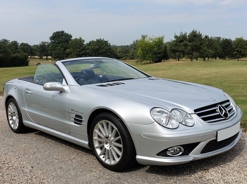 2006/06 Mercedes SL55 AMG - Silver/Blk - 21k mls - 2 Owners For Sale