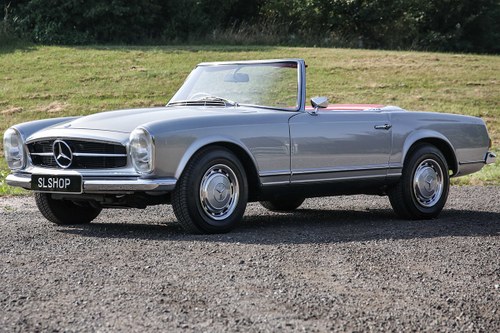 1968 Mercedes-Benz 280SL Pagoda Silver with Red Leather PERFECT In vendita