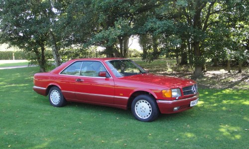1990 MERCEDES-BENZ 420 SEC For Sale by Auction