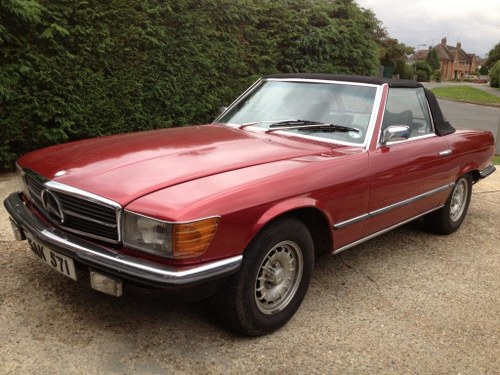 **OCTOBER ENTRY** 1976 Mercedes 350SL For Sale by Auction