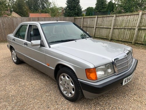**OCTOBER ENTRY** 1992 Mercedes 190E For Sale by Auction