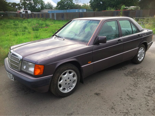1993 Mercedes 190E Low mileage Barn Stored For Sale by Auction