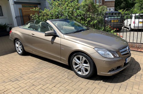 2011 MERCEDES-BENZ E200 SE CGI EFFICIENCY CY A CONVERTIBLE For Sale by Auction
