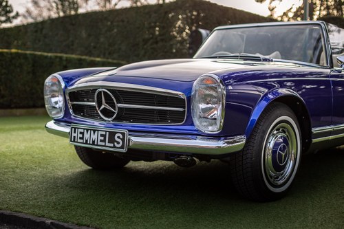 1968 Mercedes-Benz 280 SL Pagoda in Cardiff Blue by Hemmels For Sale