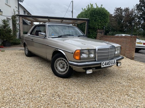 1985 MERECEDES BENZ 230 CE PROJECT SOLD