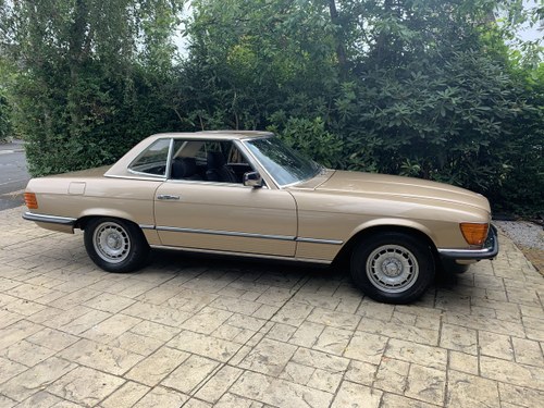 1981 Mercedes 280SL Gold 34,000 miles For Sale