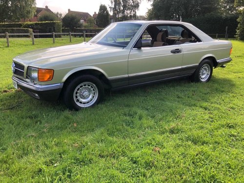 1983 Mercedes 380SEC ONLY 25,096 miles stunning original FSH In vendita