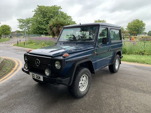 1987 Mercedes G-Wagen SWB Blue 280GE VERKAUFT