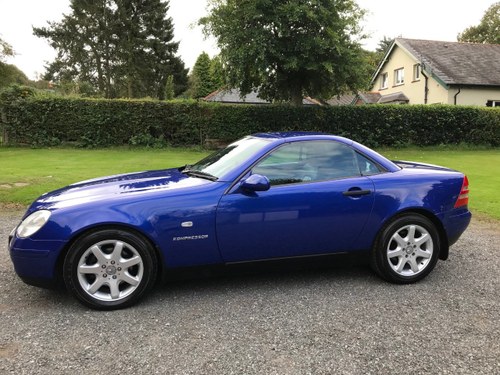 1999 MERCEDES SLK230K BLUE 1 OWNER JUST 22K STUNNING!!! VERKAUFT