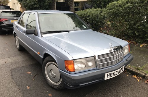 1991 MERCEDES-BENZ 190 E For Sale by Auction