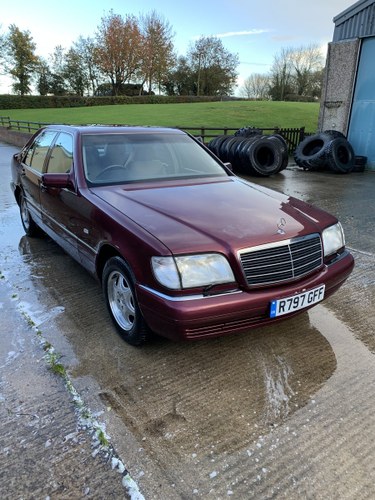 1998 Mercedes s500 w140 56,000 from new full history In vendita