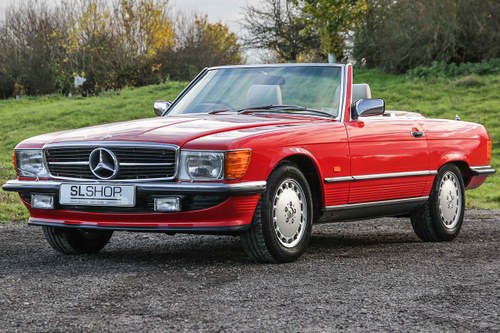 1989 Mercedes-Benz 300SL (R107) Beautiful in Red #2249 For Sale